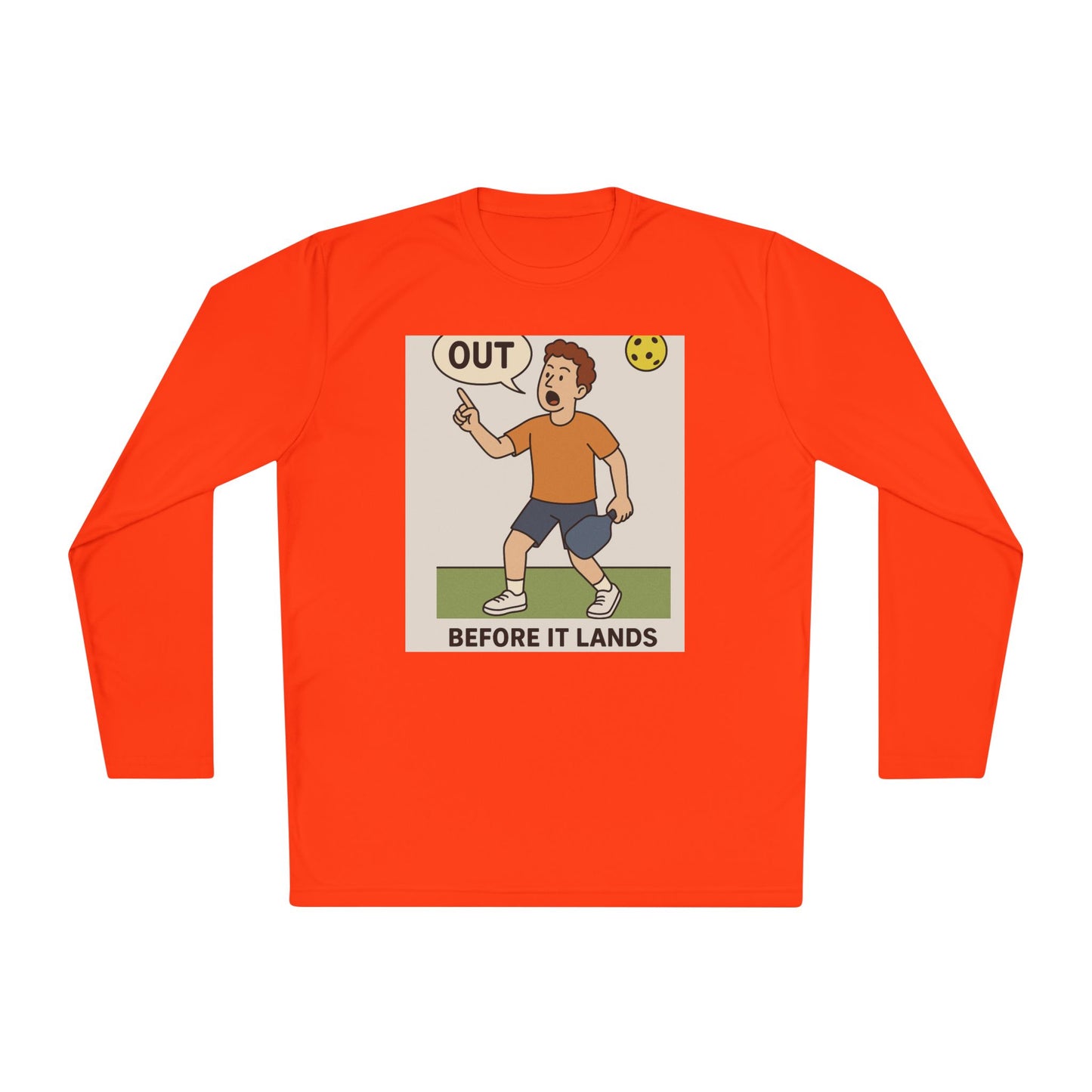 Pickleball Long Sleeve Tee - Unique Design