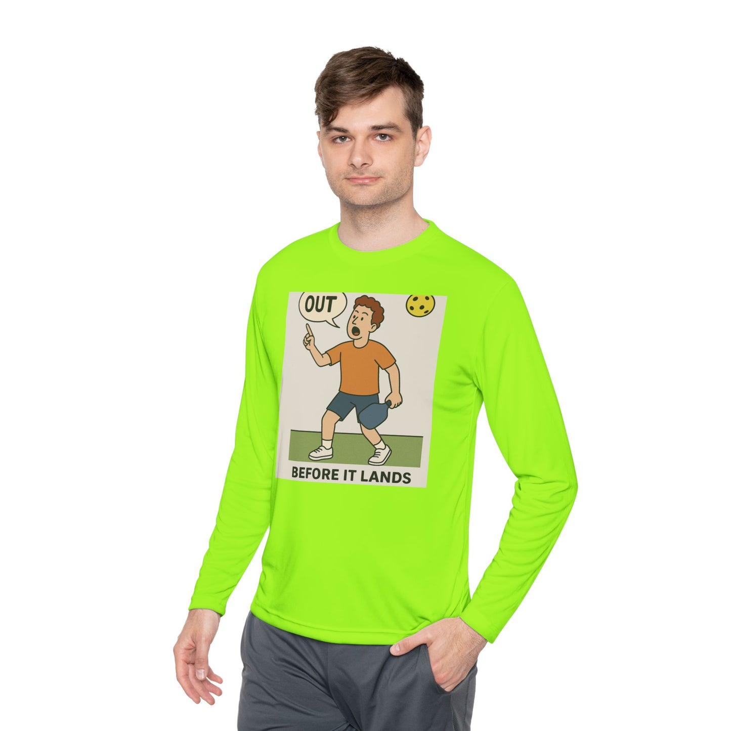 Pickleball Long Sleeve Tee - Unique Design