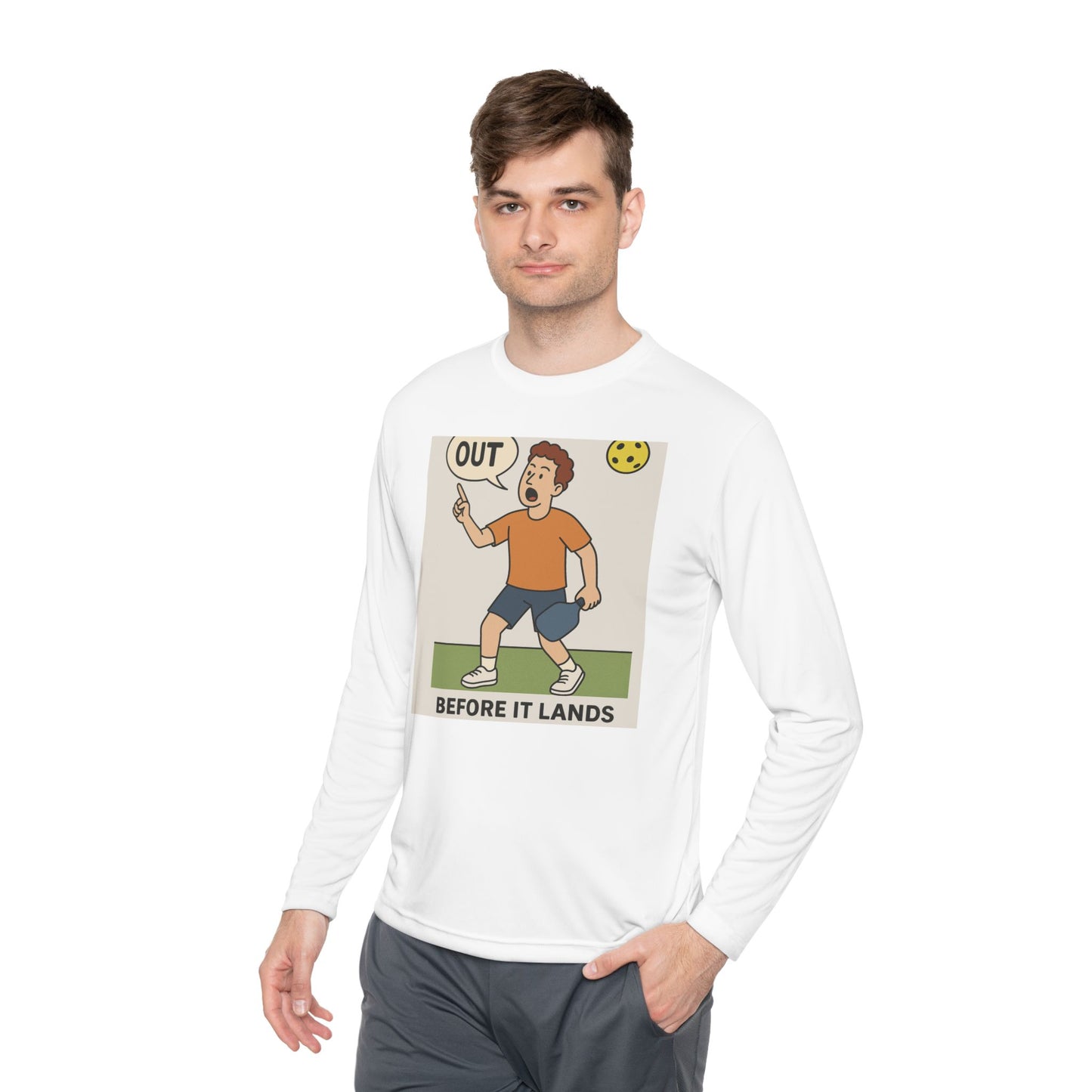 Pickleball Long Sleeve Tee - Unique Design