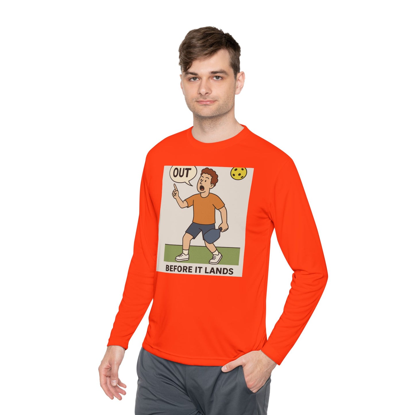 Pickleball Long Sleeve Tee - Unique Design