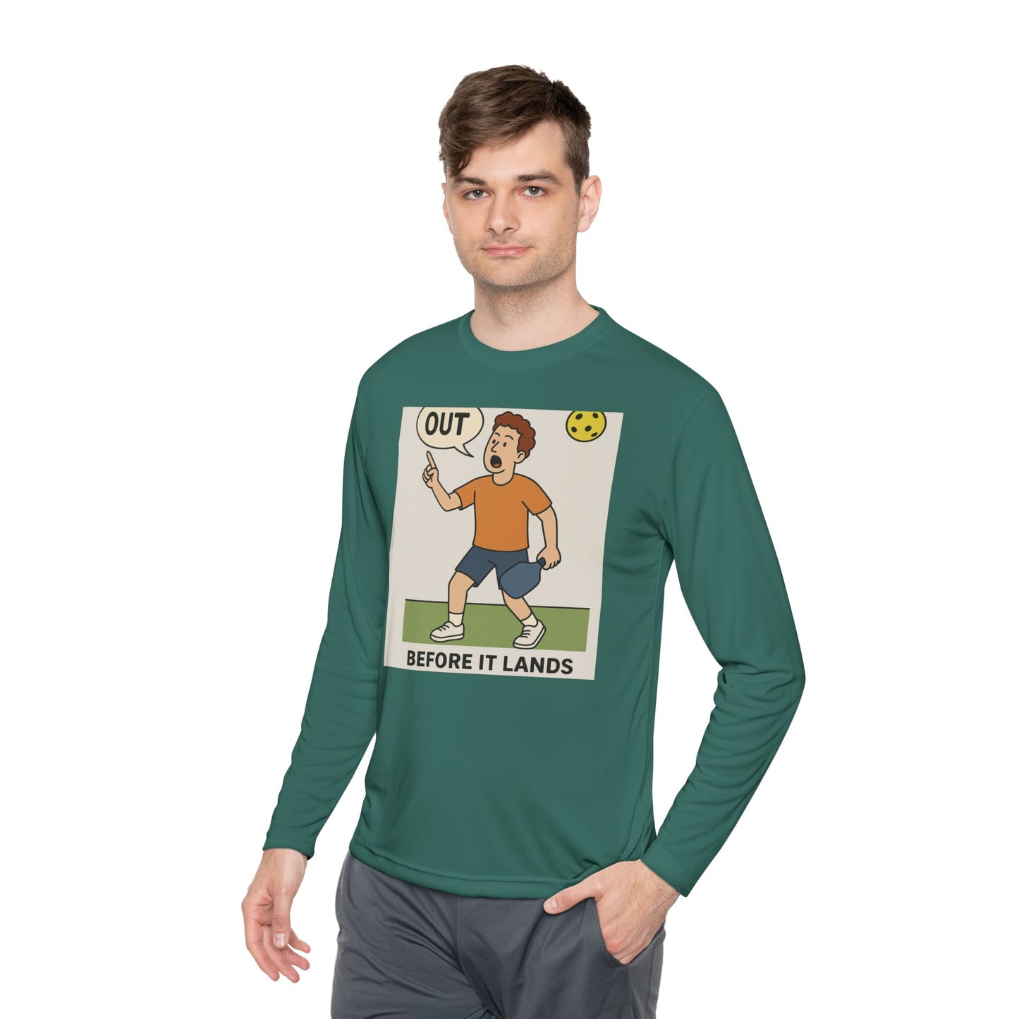 Pickleball Long Sleeve Tee - Unique Design