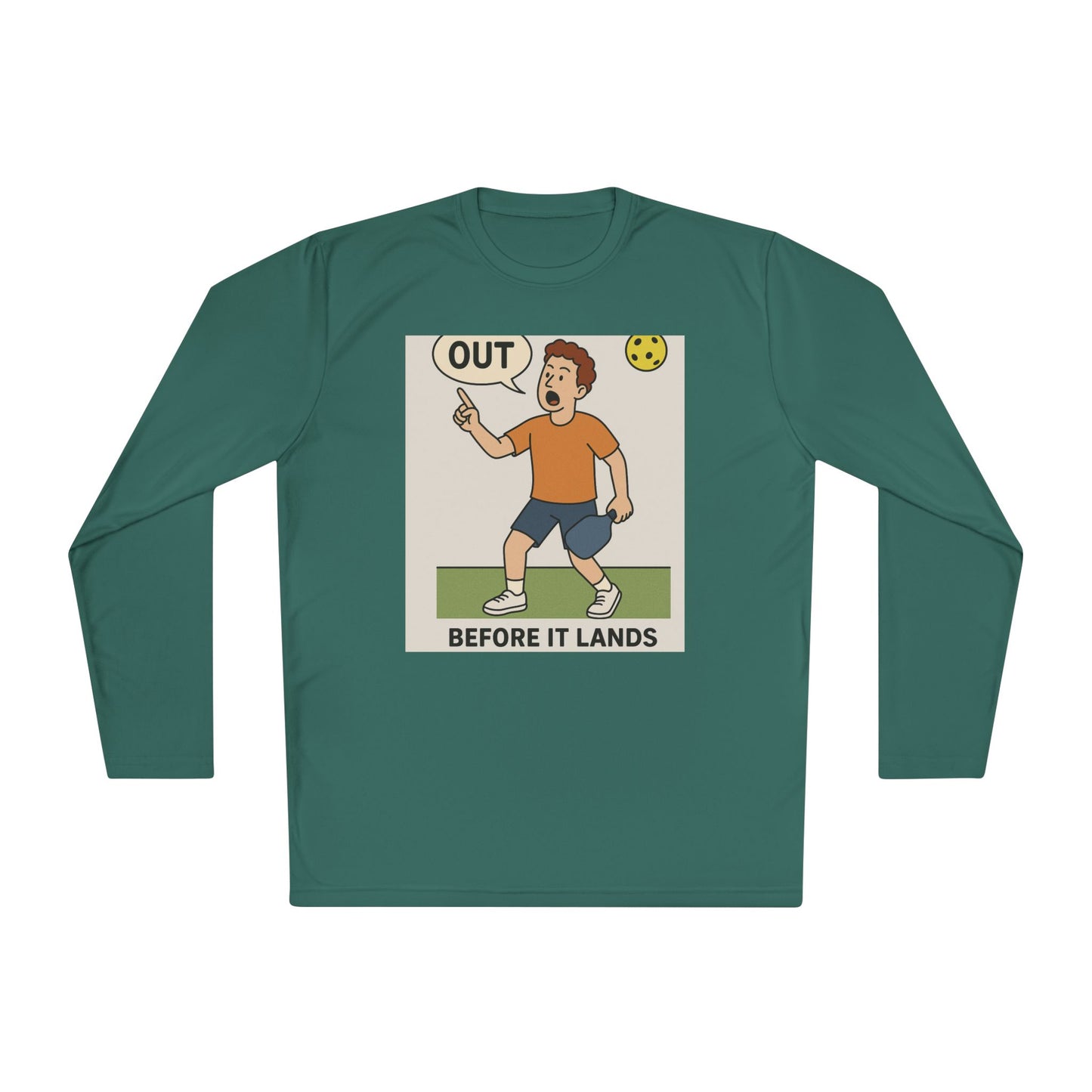 Pickleball Long Sleeve Tee - Unique Design