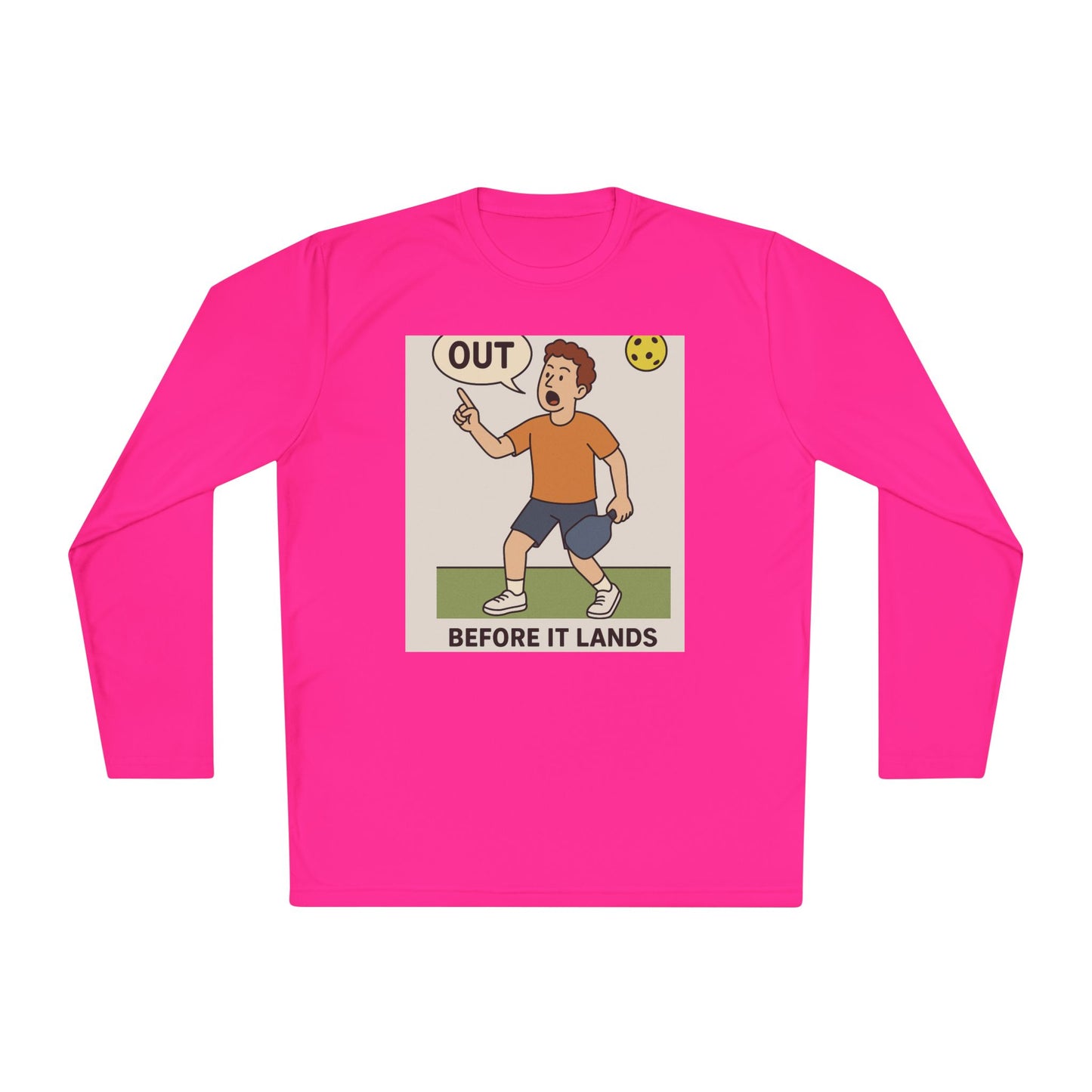Pickleball Long Sleeve Tee - Unique Design