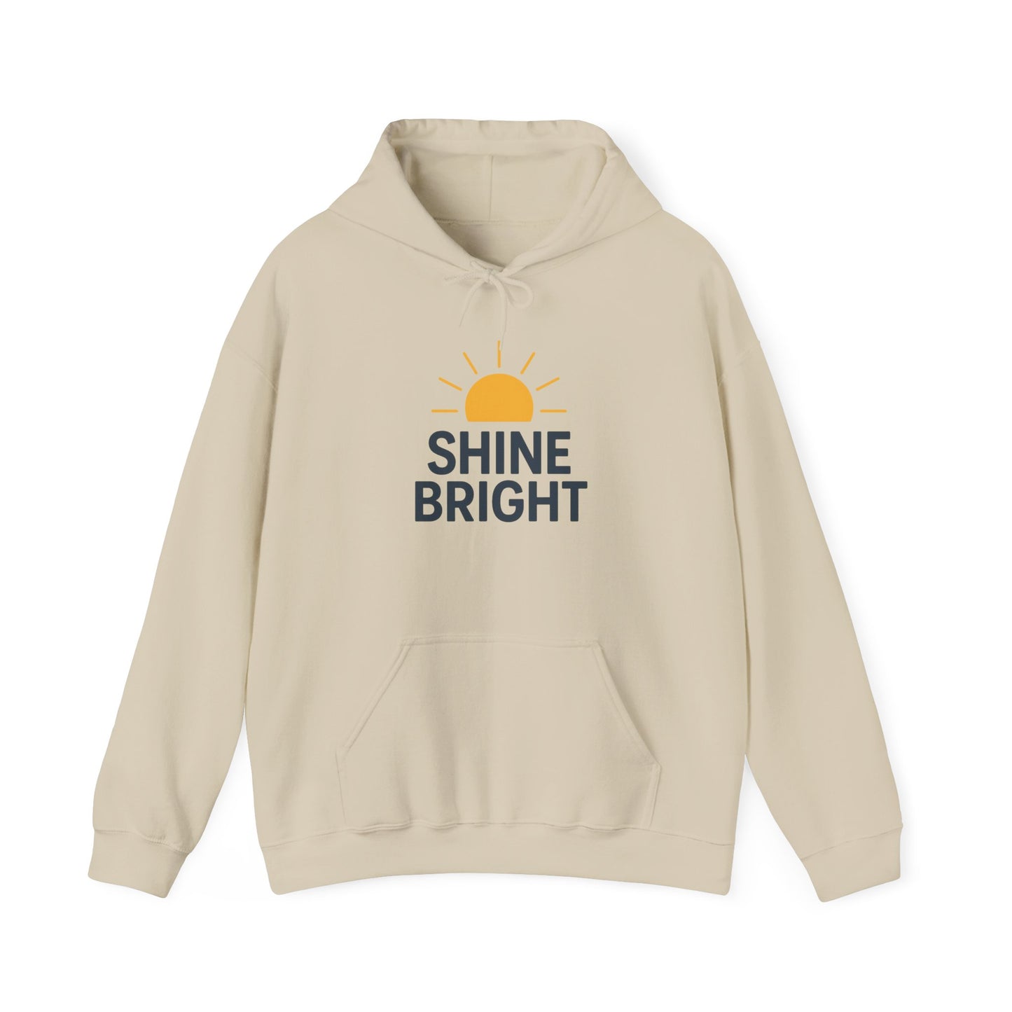 Shine Bright Hoodie - Unisex Heavy Blend, Cozy Sweatshirt for Sun-Lovers, Perfect Gift for Motivational Moments, Warm Layer for All [...]
