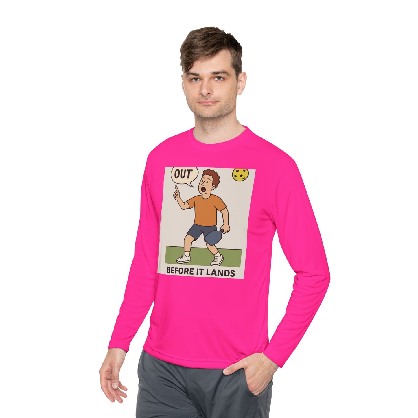 Pickleball Long Sleeve Tee - Unique Design