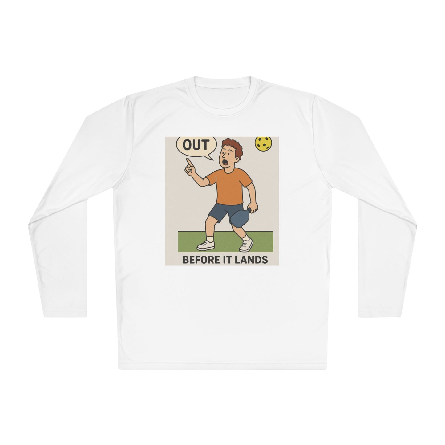 Pickleball Long Sleeve Tee - Unique Design