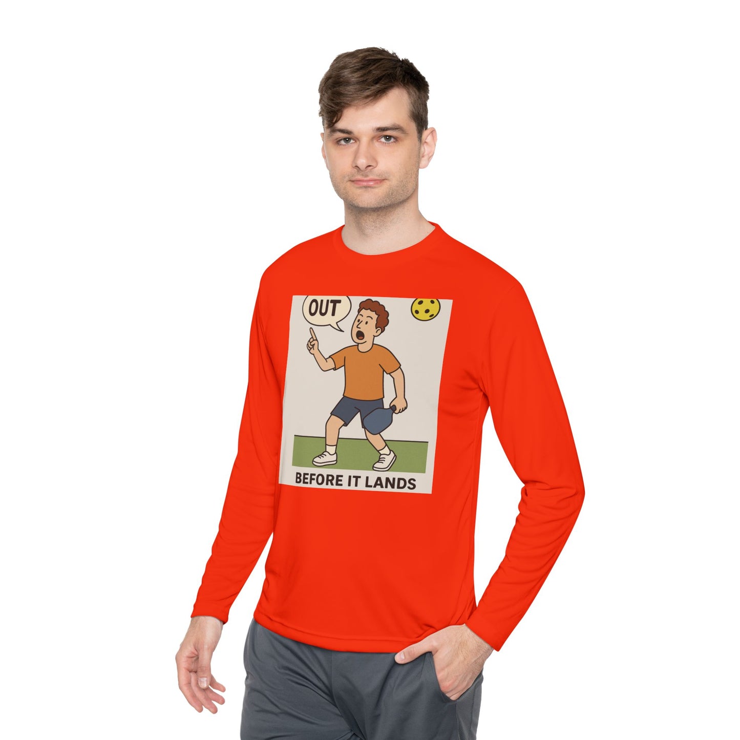 Pickleball Long Sleeve Tee - Unique Design