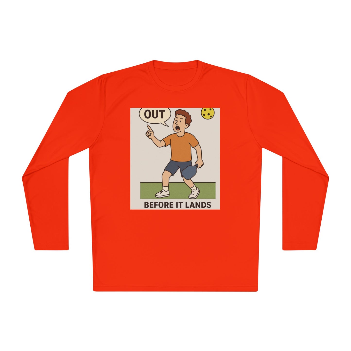 Pickleball Long Sleeve Tee - Unique Design