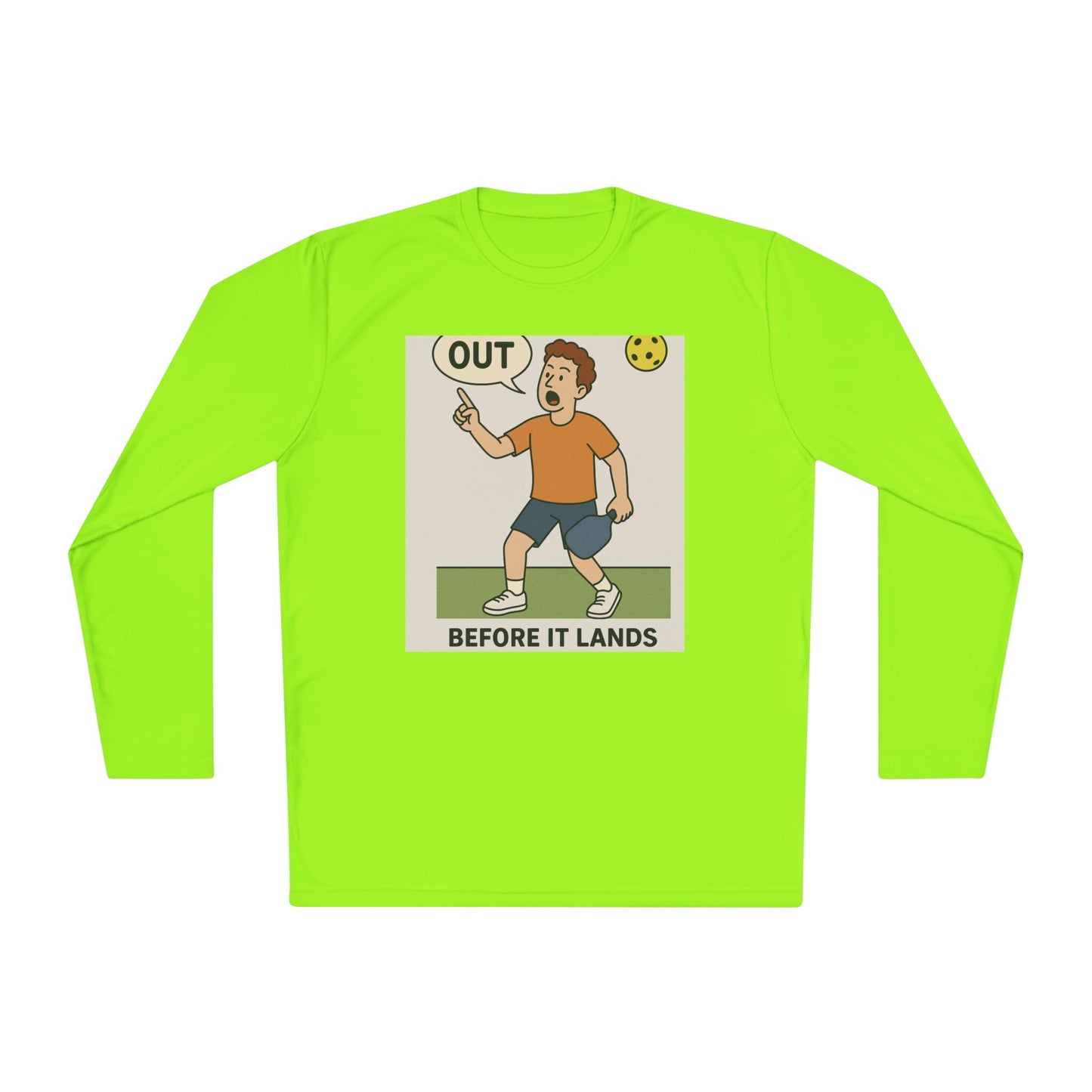 Pickleball Long Sleeve Tee - Unique Design