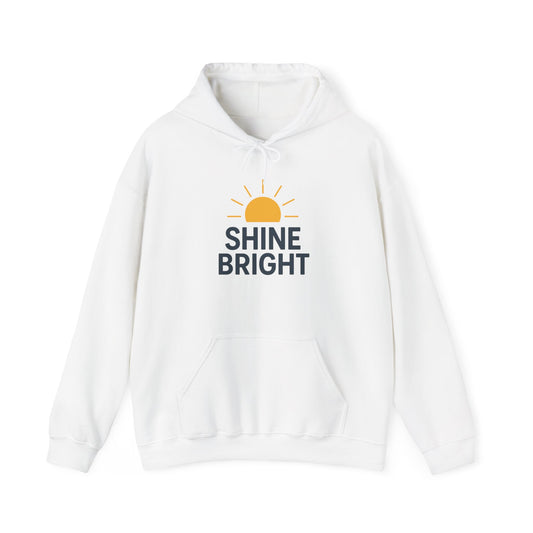 Shine Bright Hoodie - Unisex Heavy Blend, Cozy Sweatshirt for Sun-Lovers, Perfect Gift for Motivational Moments, Warm Layer for All [...]