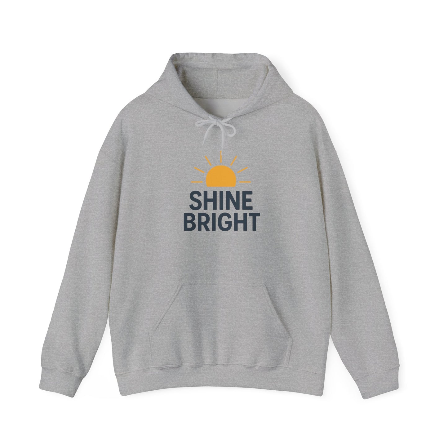 Shine Bright Hoodie - Unisex Heavy Blend, Cozy Sweatshirt for Sun-Lovers, Perfect Gift for Motivational Moments, Warm Layer for All [...]