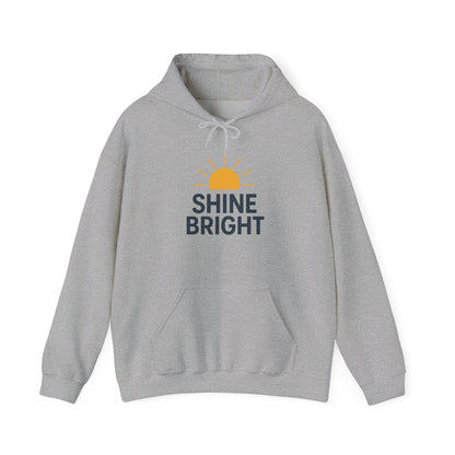 Shine Bright Hoodie - Unisex Heavy Blend, Cozy Sweatshirt for Sun-Lovers, Perfect Gift for Motivational Moments, Warm Layer for All [...]