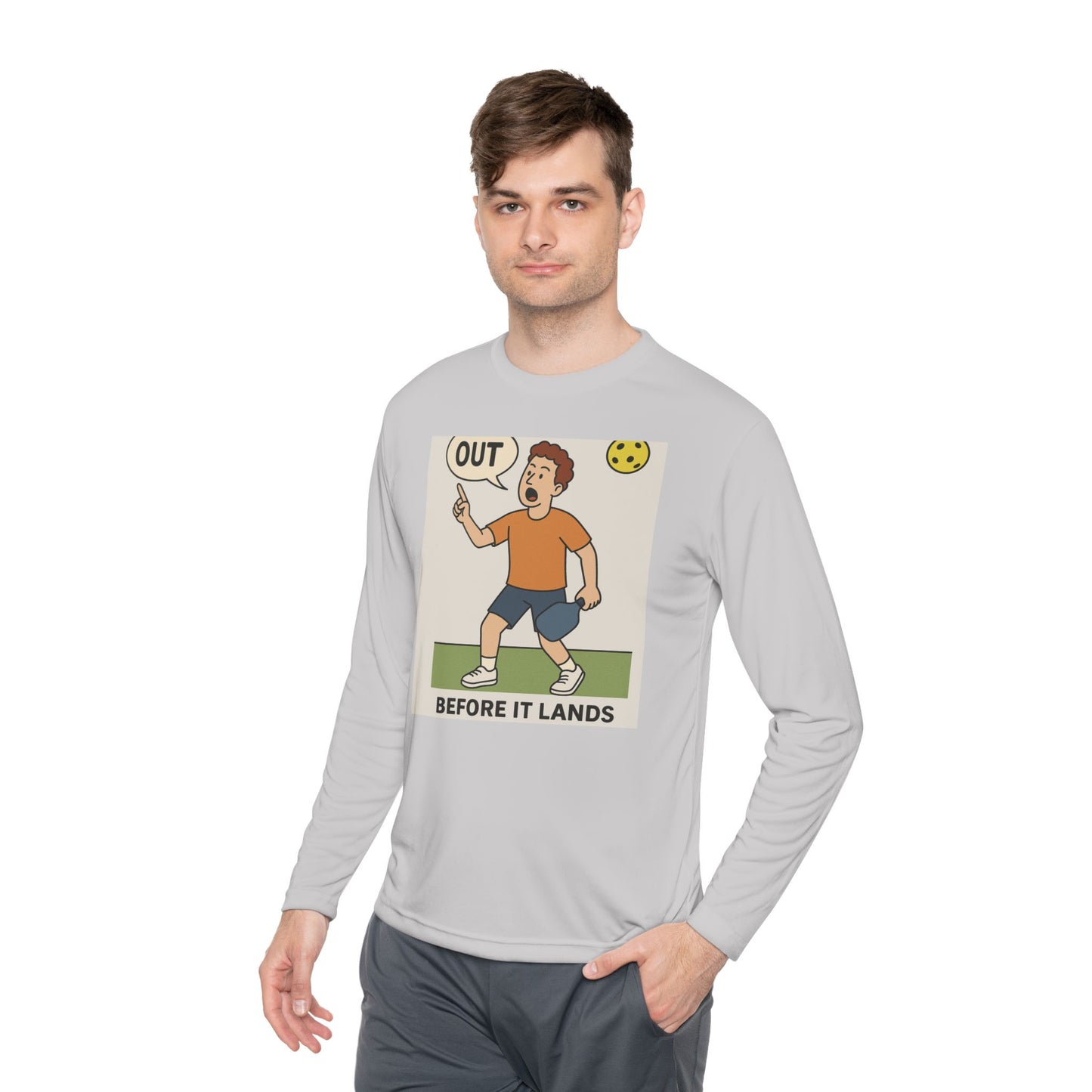 Pickleball Long Sleeve Tee - Unique Design